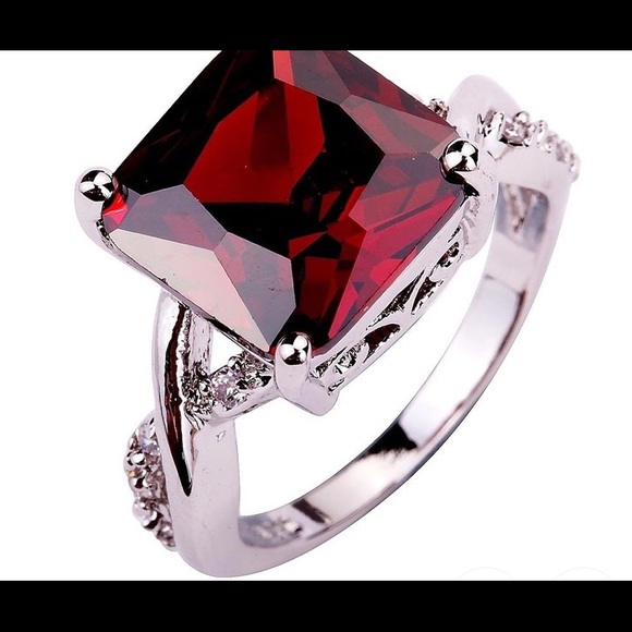❤️❤️ChiChi-Red Ruby 925ss Ring - Picture 4 of 7